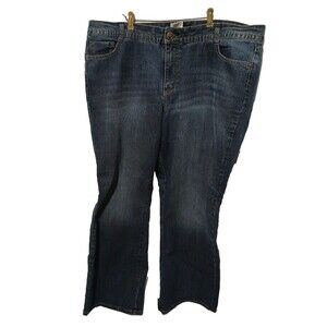 Jms Just My Size Jeans Size 22w Blue With Embroidery  On Back Pockets